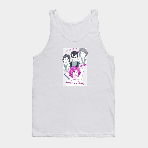 Pretty In Pink Tank Top by MonkeyBubble